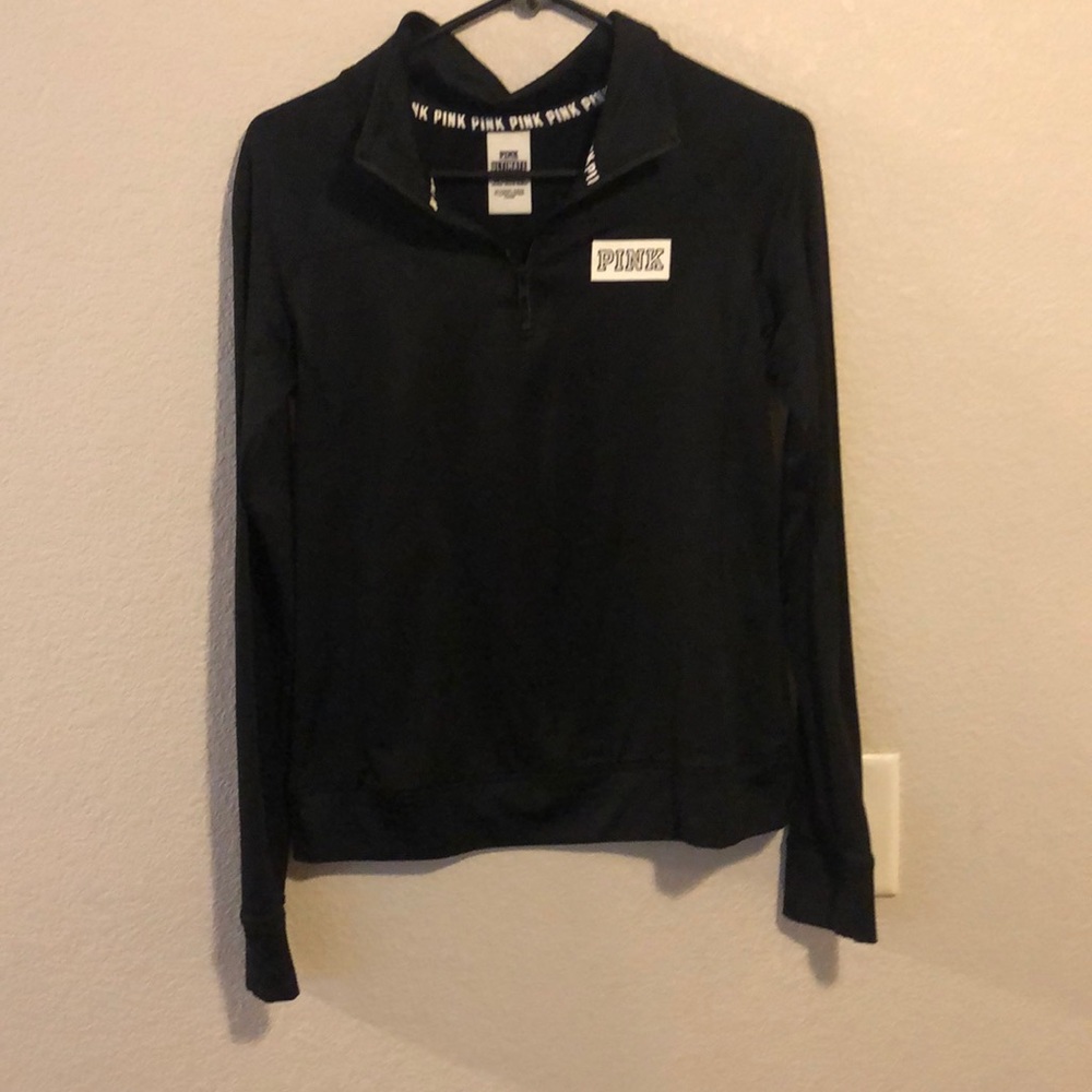 Half zip, work out material